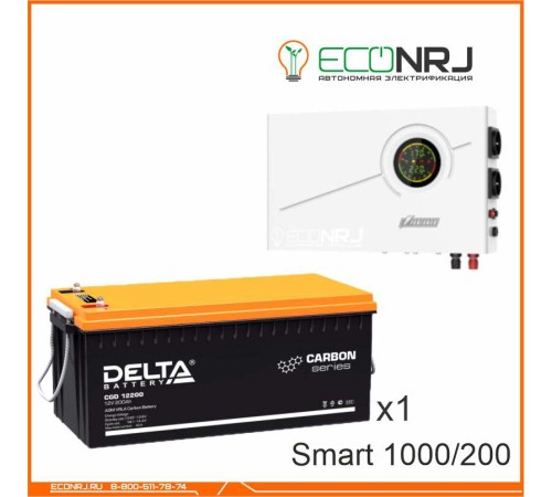 ИБП Powerman Smart 1000 INV + Аккумуляторная батарея Delta CGD 12200