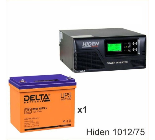 ИБП Hiden Control HPS20-1012 + Аккумуляторная батарея Delta DTM 1275 L