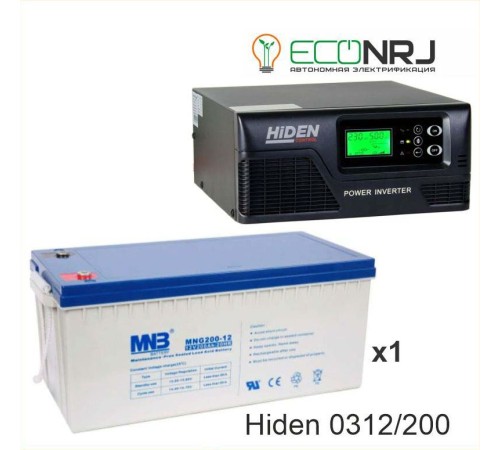 ИБП Hiden Control HPS20-0312 + Аккумуляторная батарея MNB MNG200-12