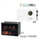 ИБП Powerman Smart 1000 INV + Аккумуляторная батарея CSB GPL12880