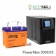 ИБП POWERMAN ONLINE 1000 Plus + Аккумуляторная батарея Delta DTM 1233 L