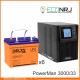 ИБП POWERMAN ONLINE 1000 Plus + Аккумуляторная батарея Delta DTM 1233 L