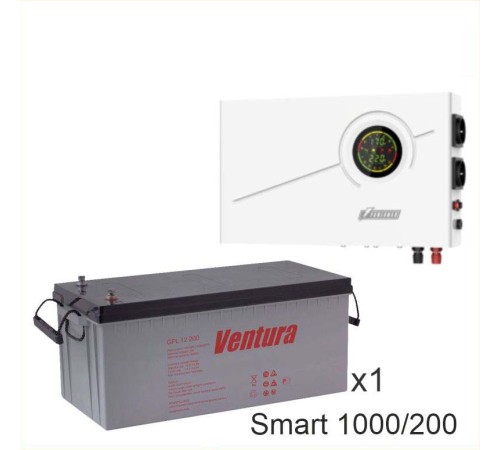 ИБП Powerman Smart 1000 INV + Аккумуляторная батарея Ventura GPL 12-200