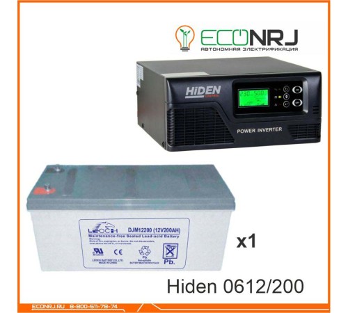 ИБП Hiden Control HPS20-0612 + Аккумуляторная батарея LEOCH DJM12200