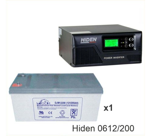 ИБП Hiden Control HPS20-0612 + Аккумуляторная батарея LEOCH DJM12200