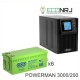 ИБП POWERMAN ONLINE 1000 Plus + Аккумуляторная батарея WBR GPL122000