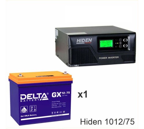 ИБП Hiden Control HPS20-1012 + Аккумуляторная батарея Delta GX 12-75