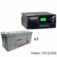 ИБП Hiden Control HPS20-1012 + Аккумуляторная батарея Vektor GL 12-250