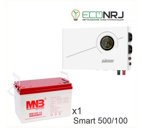 ИБП Powerman Smart 500 INV + Аккумуляторная батарея MNB MМ100-12