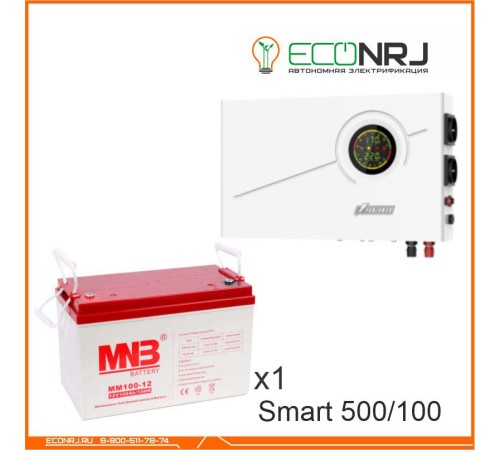 ИБП Powerman Smart 500 INV + Аккумуляторная батарея MNB MМ100-12