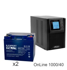 ИБП POWERMAN ONLINE 1000 Plus + ETALON BHRL 12-40