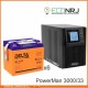 ИБП POWERMAN ONLINE 1000 Plus + Аккумуляторная батарея Delta GEL 12-33