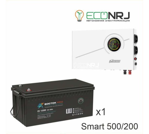 ИБП Powerman Smart 500 INV + Аккумуляторная батарея ВОСТОК PRO СК-12200