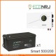 ИБП Powerman Smart 500 INV + Аккумуляторная батарея ВОСТОК PRO СК-12200