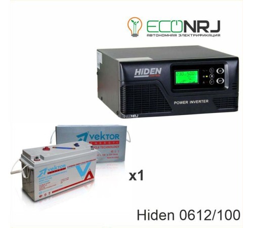 ИБП Hiden Control HPS20-0612 + Аккумуляторная батарея Vektor VPbC 12-100