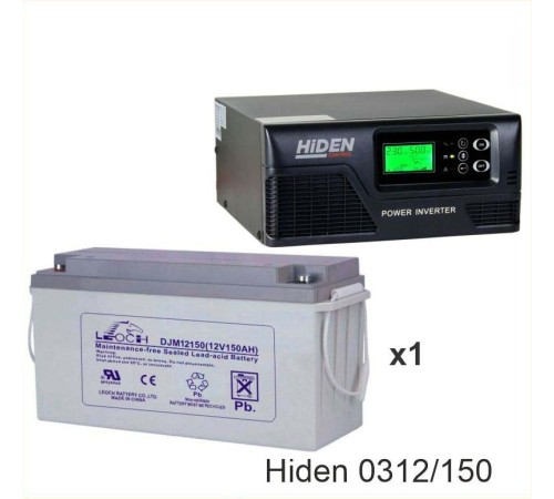 ИБП Hiden Control HPS20-0312 + Аккумуляторная батарея LEOCH DJM12150