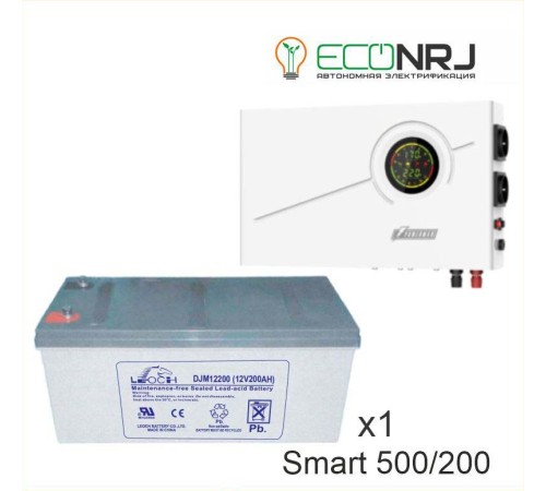 ИБП Powerman Smart 500 INV + Аккумуляторная батарея LEOCH DJM12200