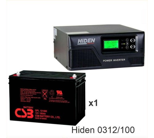 ИБП Hiden Control HPS20-0312 + Аккумуляторная батарея CSB GP121000