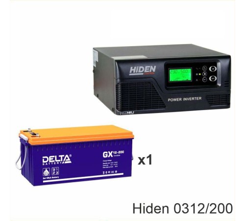 ИБП Hiden Control HPS20-0312 + Аккумуляторная батарея Delta GX 12-200