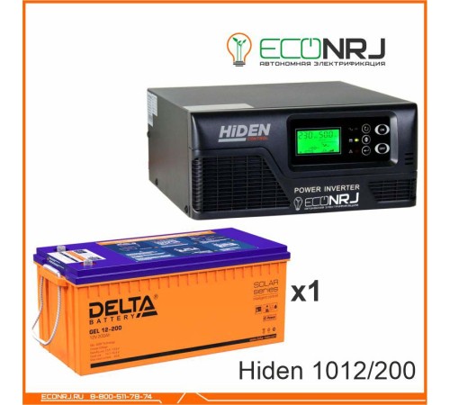 ИБП Hiden Control HPS20-1012 + Аккумуляторная батарея Delta GEL 12-200