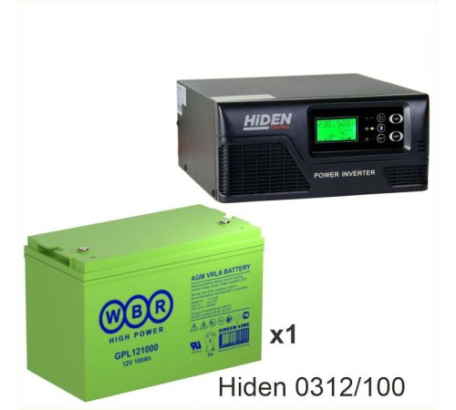 ИБП Hiden Control HPS20-0312 + Аккумуляторная батарея WBR GP121000