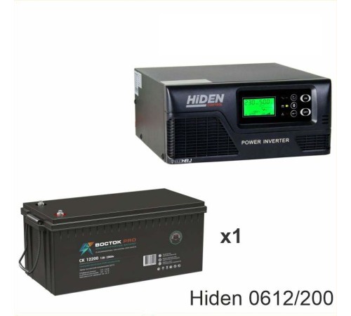 ИБП Hiden Control HPS20-0612 + Аккумуляторная батарея ВОСТОК PRO СК-12200