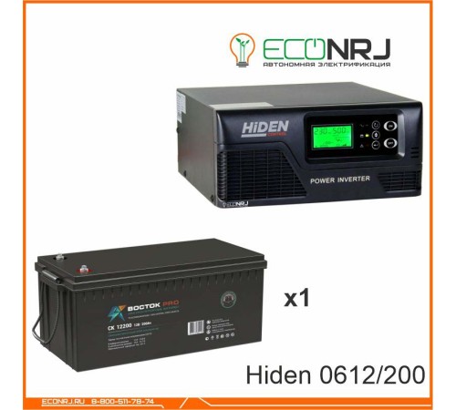 ИБП Hiden Control HPS20-0612 + Аккумуляторная батарея ВОСТОК PRO СК-12200