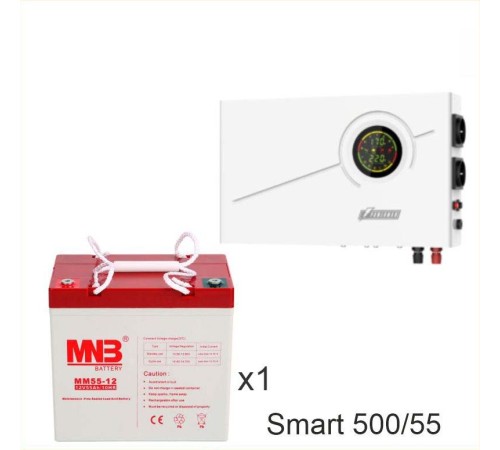 ИБП Powerman Smart 500 INV + Аккумуляторная батарея MNB MМ55-12