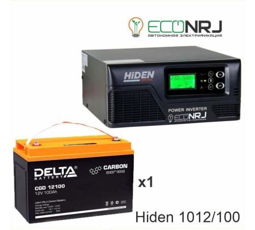 ИБП Hiden Control HPS20-1012 + Аккумуляторная батарея Delta CGD 12100