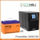 ИБП POWERMAN ONLINE 1000 Plus + Аккумуляторная батарея Delta DTM 12100 L