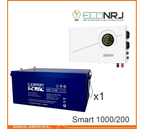 ИБП Powerman Smart 1000 INV + Аккумуляторная батарея ETALON CHRL 12-200