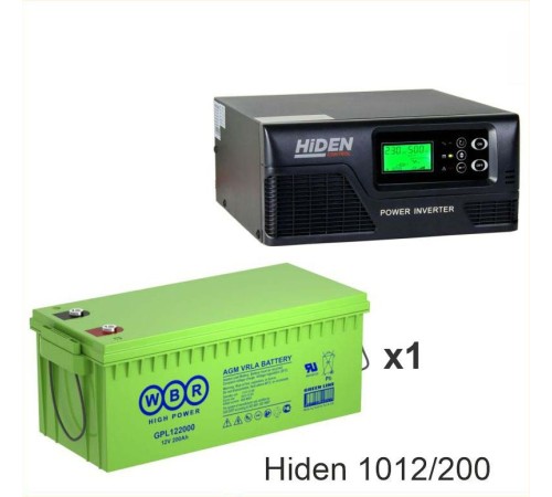 ИБП Hiden Control HPS20-1012 + Аккумуляторная батарея WBR GPL122000