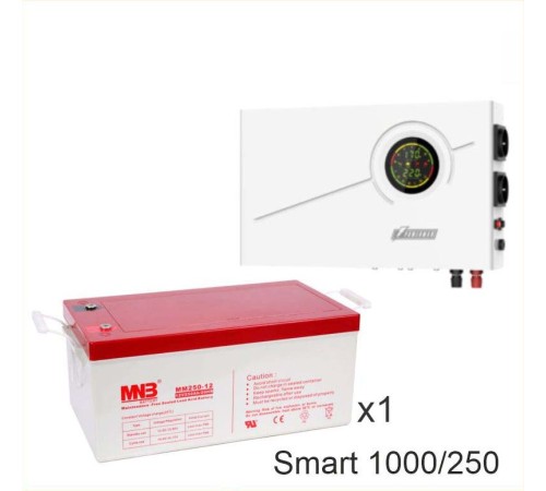 ИБП Powerman Smart 1000 INV + Аккумуляторная батарея MNB MМ250-12