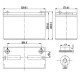 Аккумуляторная батарея Delta DTM 12100 L