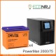 ИБП POWERMAN ONLINE 2000 Plus + Аккумуляторная батарея Delta DTM 1275 L