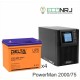 ИБП POWERMAN ONLINE 2000 Plus + Аккумуляторная батарея Delta DTM 1275 L