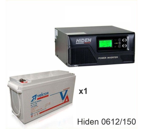 ИБП Hiden Control HPS20-0612 + Аккумуляторная батарея Vektor GL 12-150