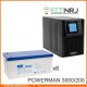 ИБП POWERMAN ONLINE 1000 Plus + Аккумуляторная батарея MNB MNG200-12