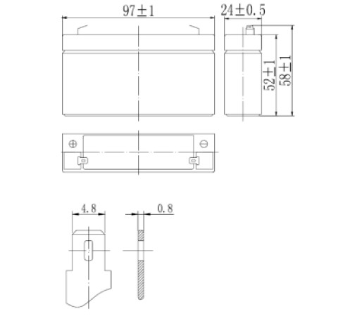 Аккумуляторная батарея Delta DT 6015