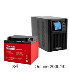 ИБП POWERMAN ONLINE 2000 Plus + ETALON FORS 1240