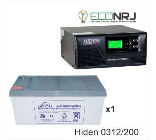 ИБП Hiden Control HPS20-0312 + Аккумуляторная батарея LEOCH DJM12200