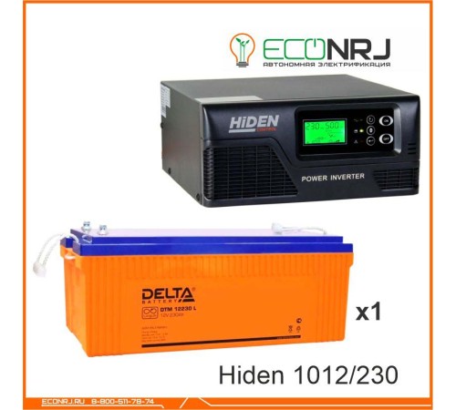 ИБП Hiden Control HPS20-1012 + Аккумуляторная батарея Delta DTM 12230 L