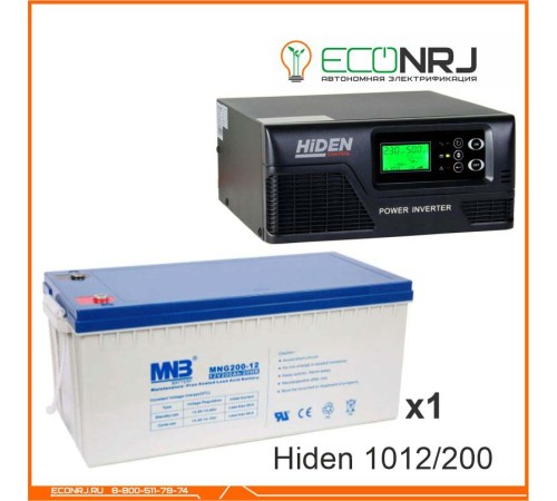 ИБП Hiden Control HPS20-1012 + Аккумуляторная батарея MNB MNG200-12