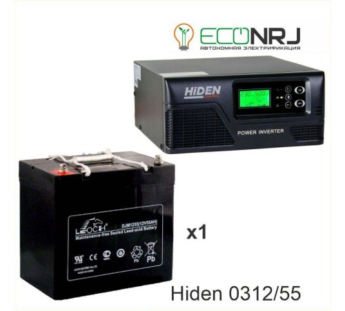 ИБП Hiden Control HPS20-0312 + Аккумуляторная батарея LEOCH DJM1255