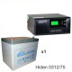 ИБП Hiden Control HPS20-0312 + Аккумуляторная батарея LEOCH DJM1275