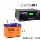 ИБП Hiden Control HPS20-0312 + Аккумуляторная батарея Delta DTM 1233 L