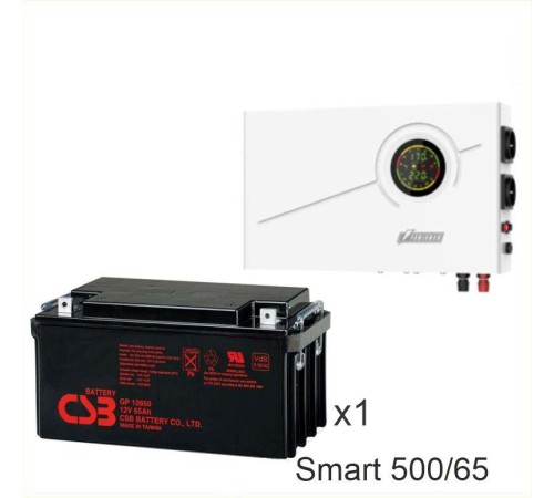 ИБП Powerman Smart 500 INV + Аккумуляторная батарея CSB GP12650