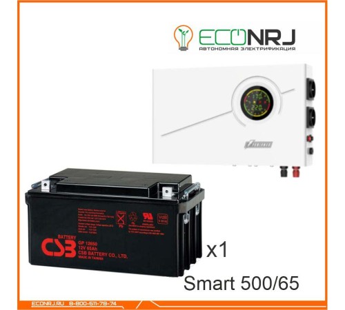 ИБП Powerman Smart 500 INV + Аккумуляторная батарея CSB GP12650