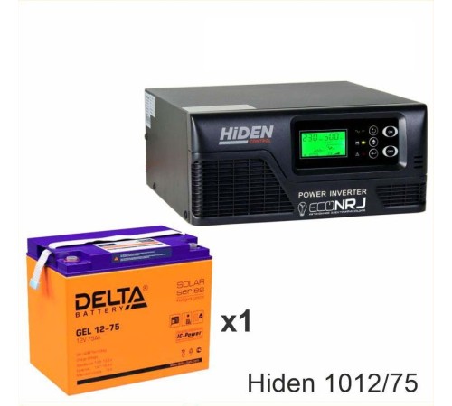 ИБП Hiden Control HPS20-1012 + Аккумуляторная батарея Delta GEL 12-75