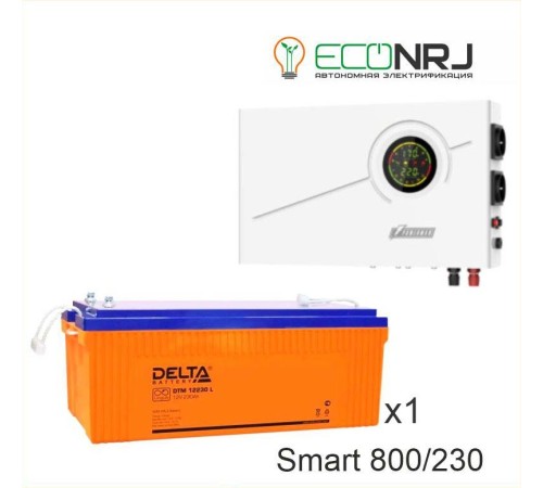 ИБП Powerman Smart 800 INV + Аккумуляторная батарея Delta DTM 12230 L